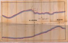 Survey of lands under water for Leander Clark, Jr.