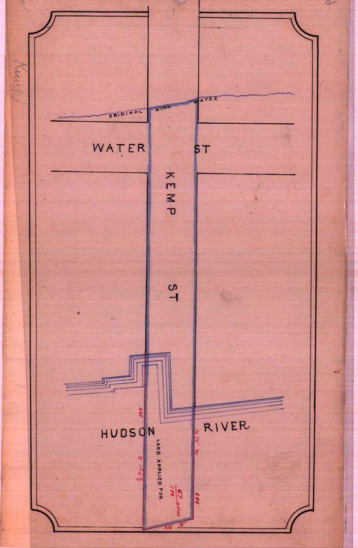 Survey of lands under water for City of Newburgh