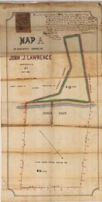 Survey of lands under water for John J. Lawrence