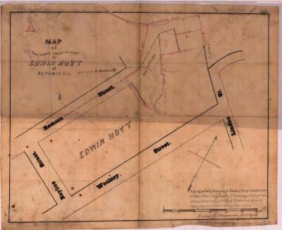 Survey of lands under water for Edwin Hoyt