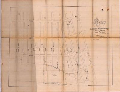 Survey of lands under water for Abram Wakeman