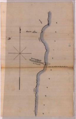 Survey of lands under water for John C. T. Smith &amp; Mary L. Salisbury