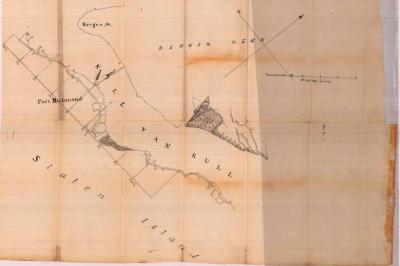 Survey of lands under water for George W. Jewett