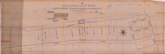 Survey of lands under water for Charles H. Rogers