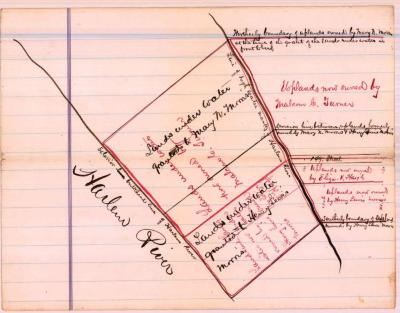 Survey of lands under water for Henry Lewis Morris, et al