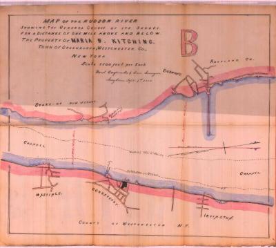 Survey of lands under water for Maria Bradner Kitching