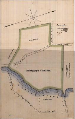 Survey of lands under water for Cornelius T. Smith