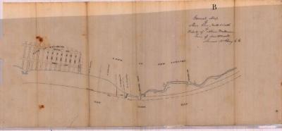 Survey of lands under water for Abram Wakeman