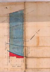 Survey of lands under water for Franklin B. Gowen