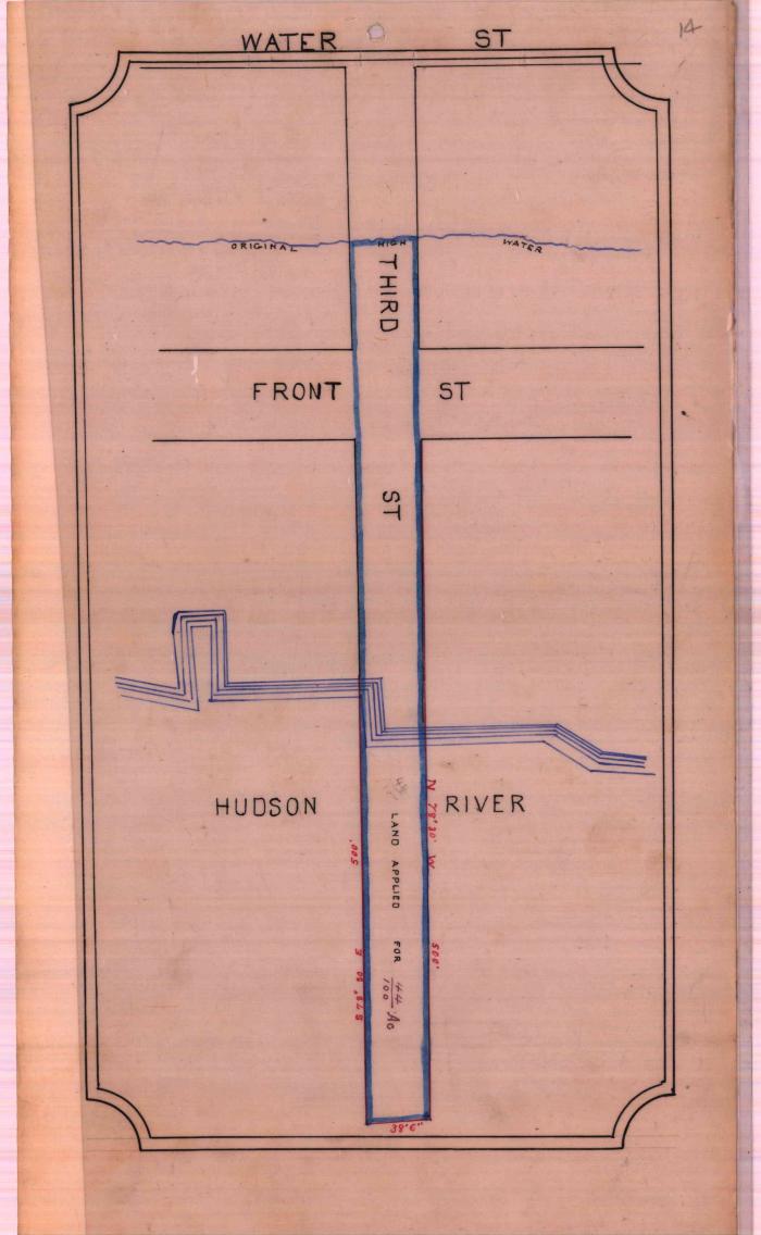Survey of lands under water for City of Newburgh