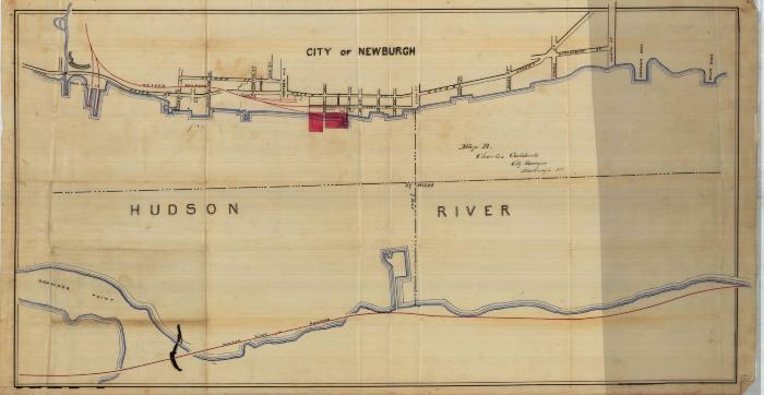 Survey of lands under water for Homer Ramsdell