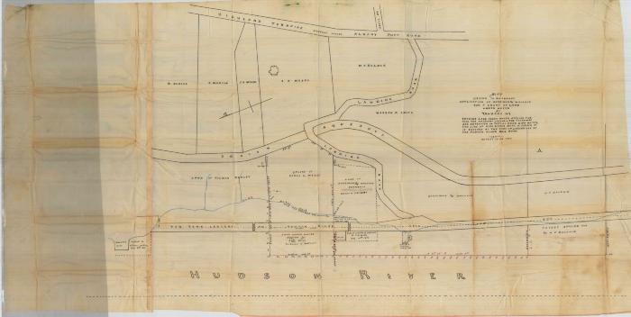 Survey of lands under water for Charles Harriman &amp; William L. Wallace