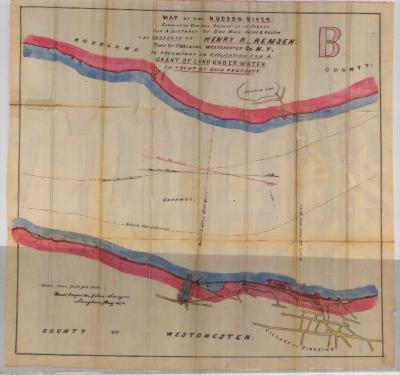 Survey of lands under water for Henry R. Remson