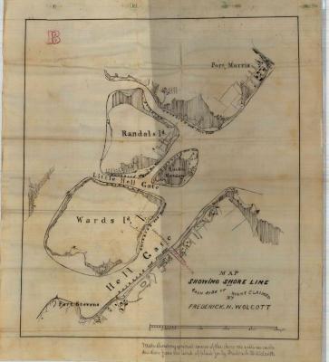 Survey of lands under water for Frederick H. Wolcott