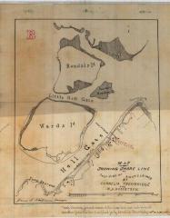 Survey of lands under water for Cornelia P. Trowbridge &amp; Robert A. Robertson