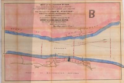 Survey of lands under water for Anna Mary Minturn