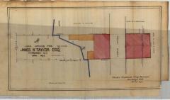 Survey of lands under water for James W. Taylor