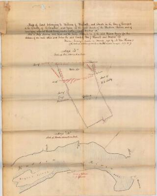 Survey of lands under water for William J. Wiswall