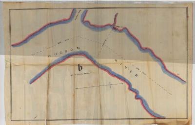 Survey of lands under water for Erastus W. Slauson