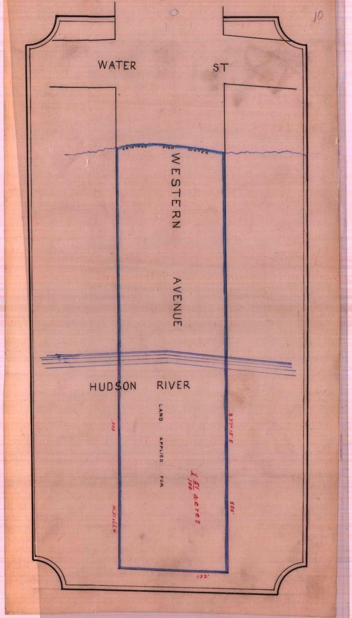 Survey of lands under water for City of Newburgh