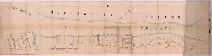 Survey of lands under water for Charles H. Rogers