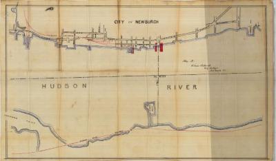 Survey of lands under water for Frances E. L. Ramsdell