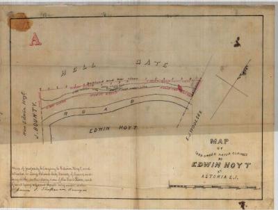 Survey of lands under water for Edwin Hoyt