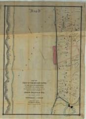 Survey of lands under water for Joseph Delafield