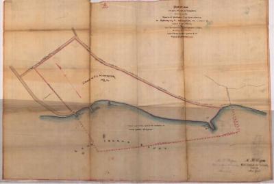 Survey of lands under water for Frederick C. Havemeyer