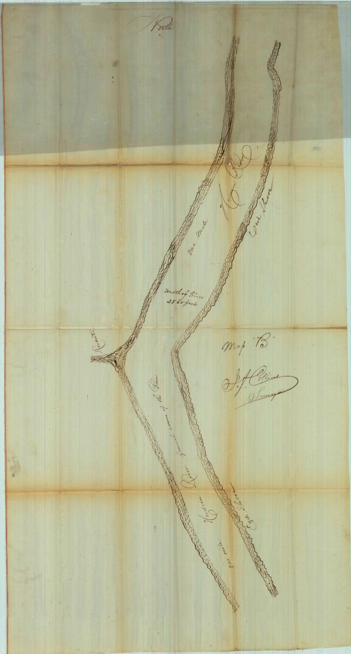 Survey of lands under water for Robert Kelly &amp; Florence K. Prentice