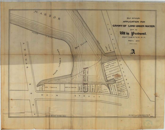 Survey of lands under water for William Provost