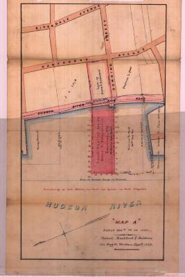 Survey of lands under water for Peter E. Fitzpatrick