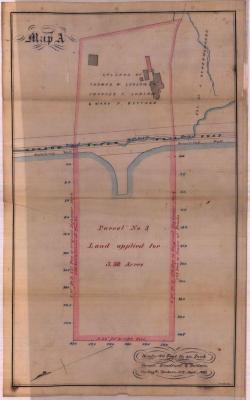 Survey of lands under water for Frances F. Ludlow, et al