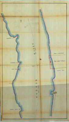 Survey of lands under water for Jane C. Hunt