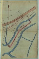 Survey of lands under water for Isaac G. Johnson, David B. Cox &amp; Joseph W. Fuller