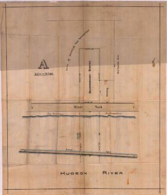 Survey of lands under water for Goldsborough Banyer