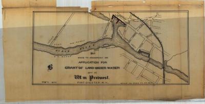 Survey of lands under water for William Provost