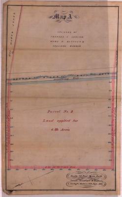 Survey of lands under water for Frances F. Ludlow, et al