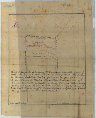 Survey of lands under water for Caroline Nesmith, et al