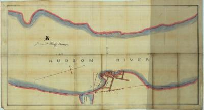 Survey of lands under water for Walter Millard