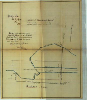 Survey of lands under water for Mary A. Stuyvesant, et al