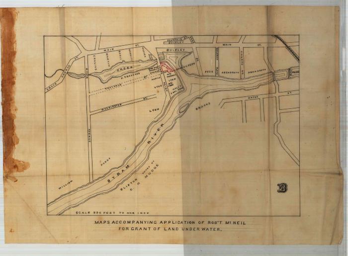 Survey of lands under water for Robert McNeil