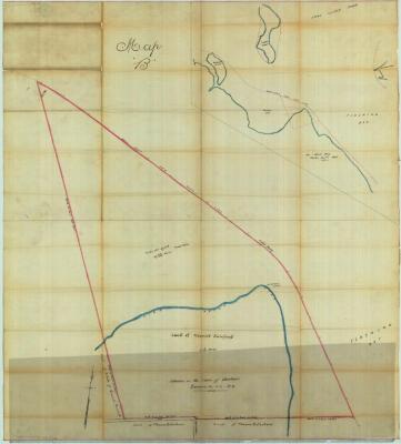 Survey of lands under water for Harriet Sanford