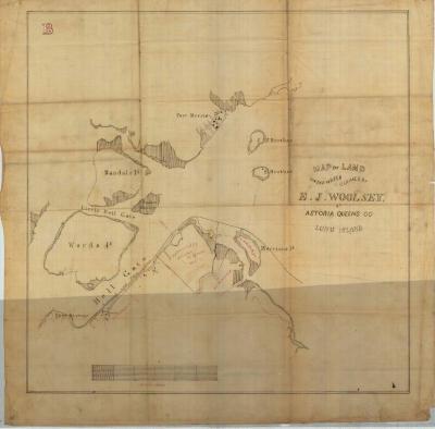 Survey of lands under water for Edward J. Woolsey