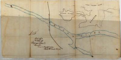 Survey of lands under water for George H. Lounsbury