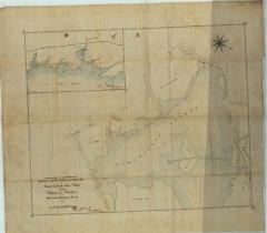 Survey of lands under water for Eliza V. Rushmore