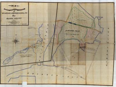 Survey of lands under water for Hudson &amp; Delaware Canal Co.