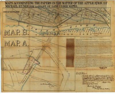 Survey of lands under water for Michael Hynes