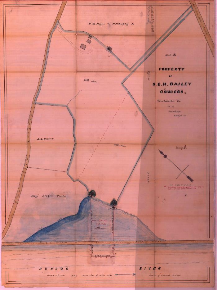 Survey of lands under water for Stratford C. H. Bailey