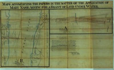 Survey of lands under water for Agnew, Mary Nash